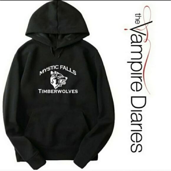 NWT Small Glow-In-The-Dark TVD The Vampire Diaries Hoodie - Picture 5 of 6